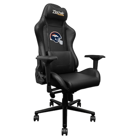 Dreamseat Xpression Pro Gaming Chair with Denver Broncos Helmet Logo XZXPPRO032-PSNFL20047A